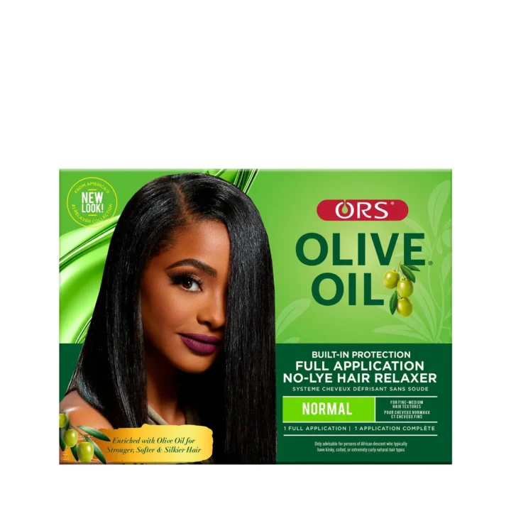 ORS OLIVE OIL BUILT IN PROTECTION NO-LYE RELAXER 1 APPLICATION KIT NORMAL STRENGTH