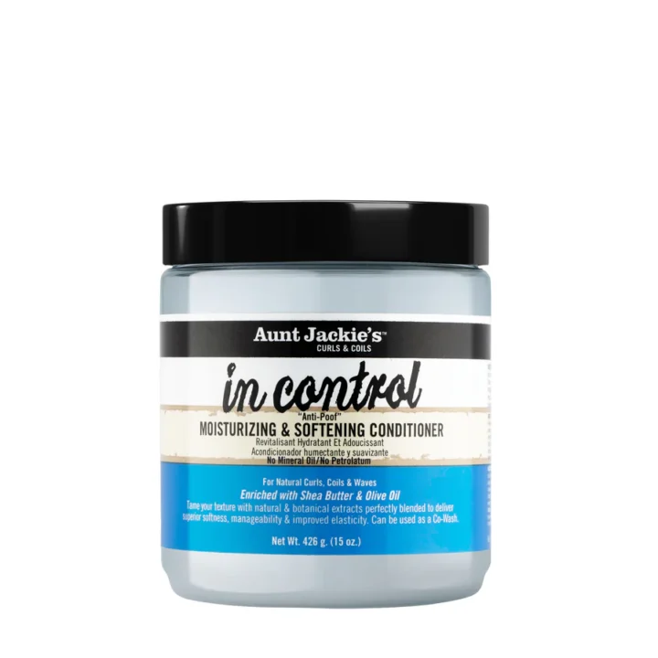 Aunt Jackie's Curls & Coils In Control "Anti-Poof" Moisturizing & Softening Conditioner