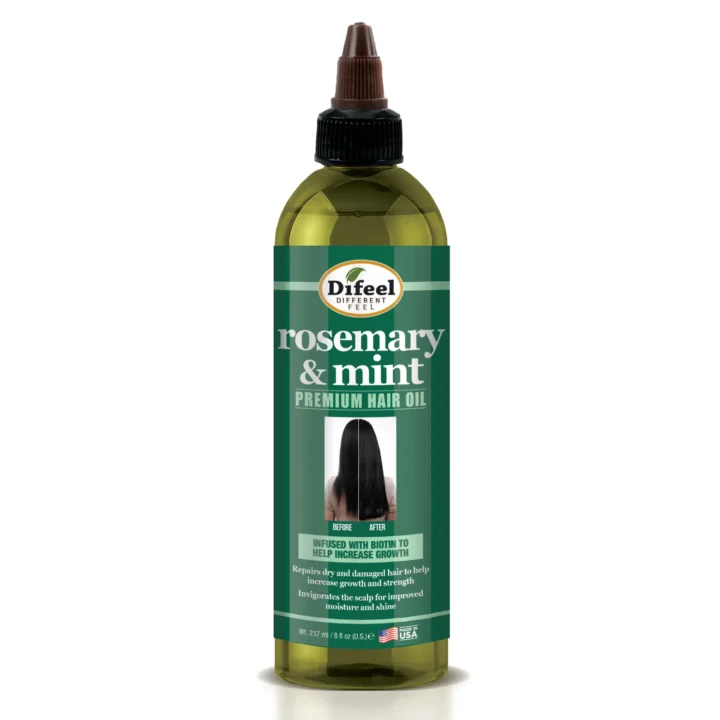 Difeel Rosemary and Mint Premium Hair Oil 8 oz