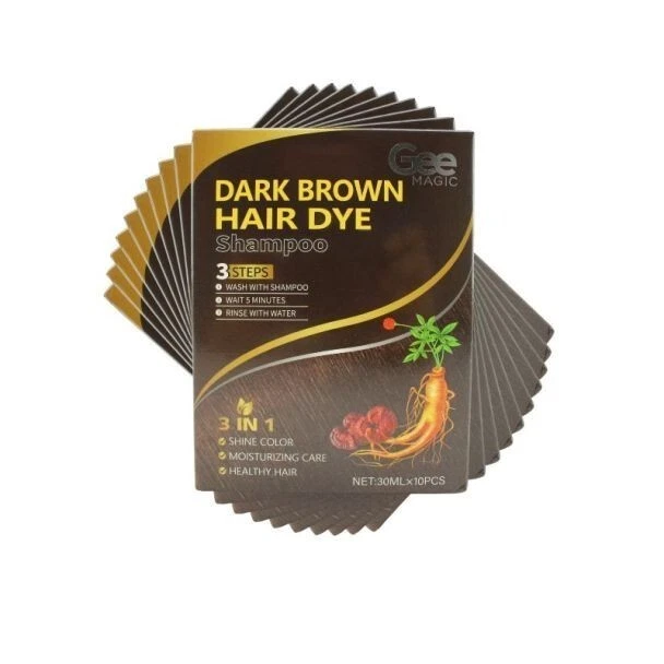 Gee Magic Brown  Shampoo Hair Dye