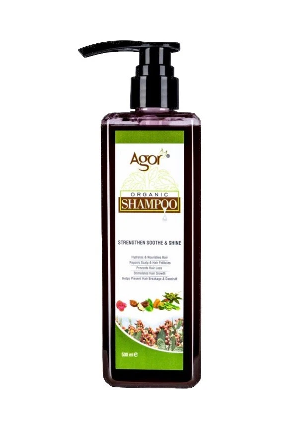 Agor Organic Hair Strengthening Shampoo - 500ml