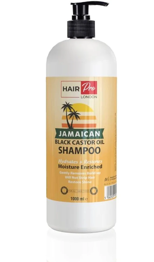 HAIRPRO LONDON JAMAICAN BLACK CASTOR OIL SHAMPOO 1000ML